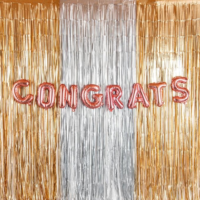 Restaurantware-Balloonify 16 Inch Letter Balloon, 1 Alphabet Party Balloon - Letter T, Self-Sealing, Rose Gold Foil Mylar Finish, Hanging Loop, Decoration For Birthday, Wedding, Or Graduation