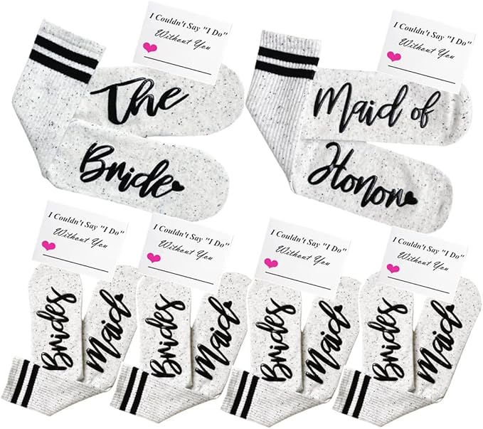 Bridesmaid Gifts For Women Wedding Gifts Proposal Set Bachelorette Party Favors Decorations Bride Socks…