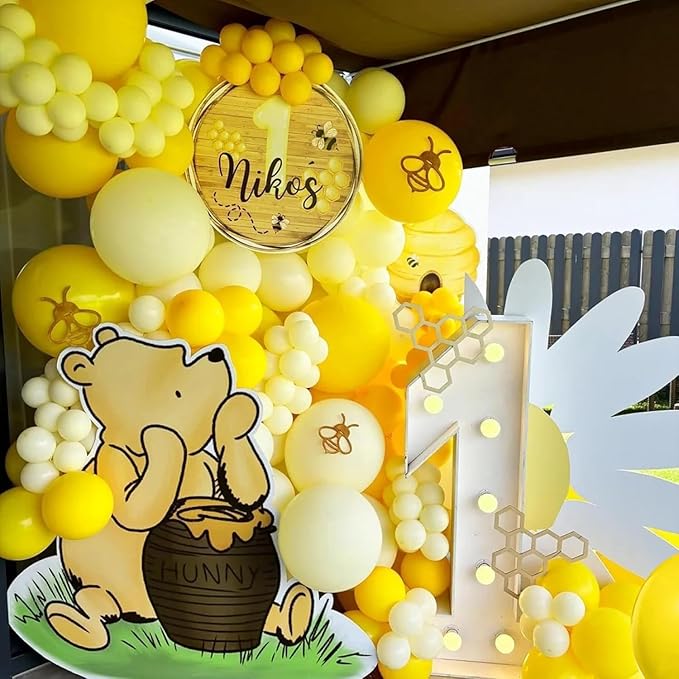 Yellow Balloon 12 inch 100 Pack Latex Party Balloons Round Helium Yellow Balloons for Birthday Sunflower Party Decorations