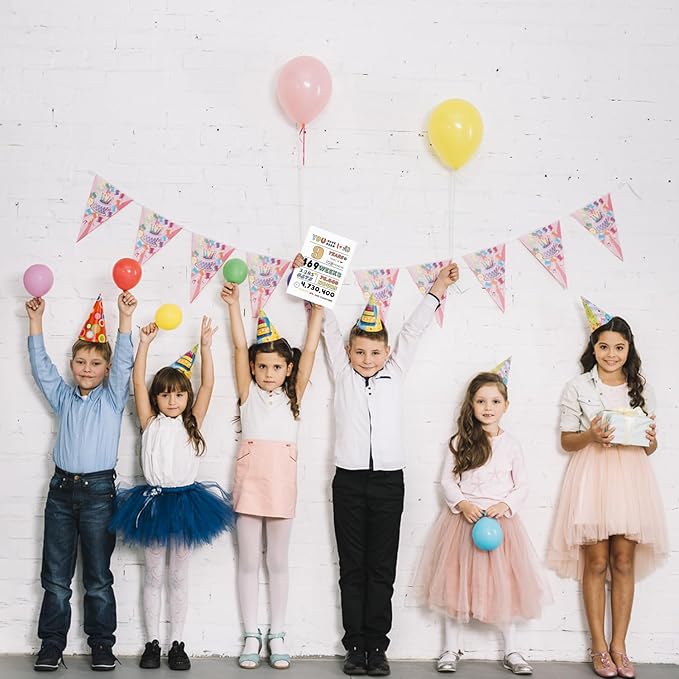 Cute 9th Birthday Card for Girls Boys, Ideal 9th Birthday Gift from Mom Dad, 9 Years Old Birthday Card Gift For Son Daughter Children, Unique 9th Birthday Decorations for Grandson Granddaughter