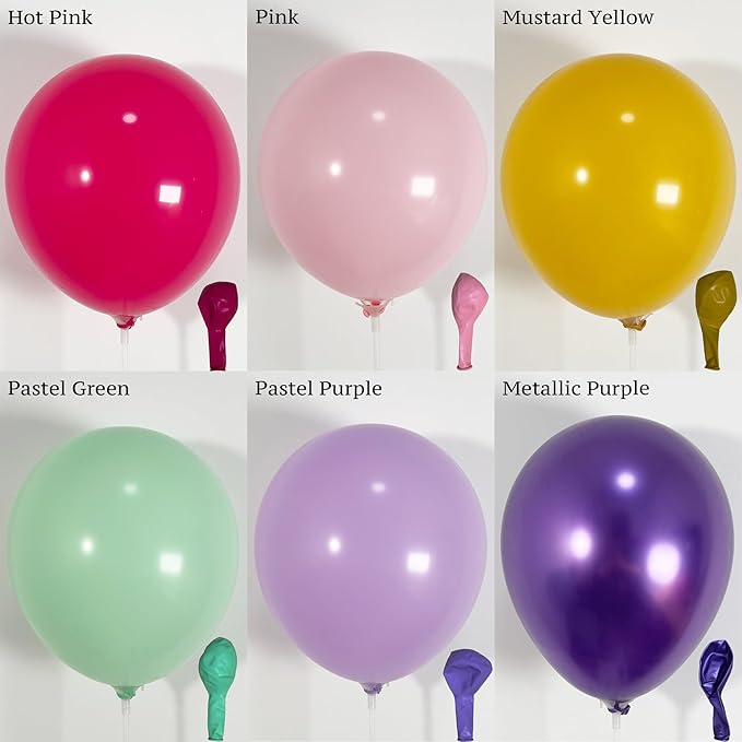 159Pcs Wonderland Balloon Arch Garland Kit with Pink, Yellow, Green, Purple, Butterfly, Mushroom, Checkered Foil Balloons, for Fairy 1st Birthday, Baby Shower, Tea Party, Onederland Birthday