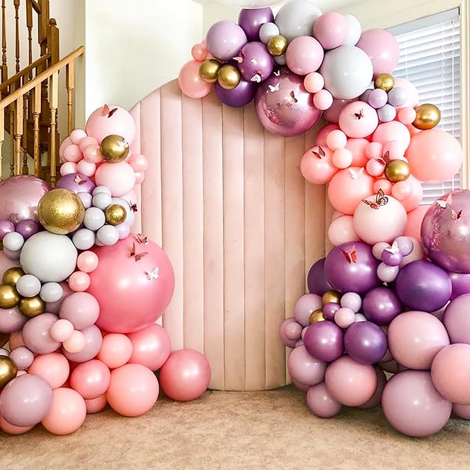 AerWo Balloon Arch Kit 9.35FT & 6FT, Free Bending Half Balloon Arch Stand with Base, Floor Balloon Arch Frame Backdrop for Wedding Birthday Party Baby Shower Yard Lawn Home Christmas Decorations