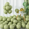 Avocado Green Balloons 60pcs 5inch Olive Green Balloon for Balloon Garland Arch 5'' Round Mini Sage Green Latex Balloon for Kids Birthday Party Decoration DIY Jungle Safari Graduation Christmas