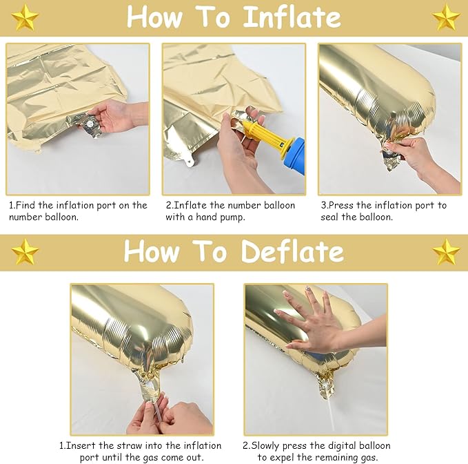 Champagne Gold 8 Balloons, 40" Giant Helium Foil Number 0-9 Light Gold Birthday Balloon for Boys Girls, Self Inflating Digit 8 Balloons for Women Men Anniversary Graduation Party Decorations Supplies