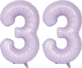 40 In Matte Purple Number Balloons Helium Foil Mylar Balloon Birthday Party banquet Decoration Digital 33
