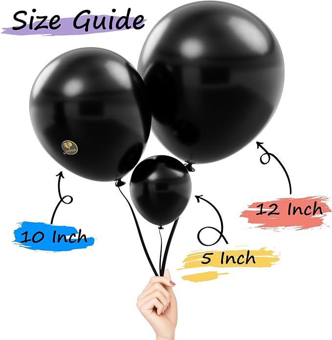 AFTERLOON® Biodegradable Mini Balloons 50 pcs Hot Pink 5 Inch, Matte Color Thickened Extra Strong Latex Helium Float, Baby Shower Gender Reveal Garland Arch Wedding Birthday Party Decorations