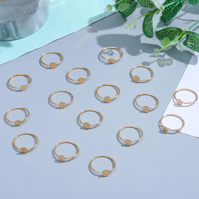 NEWITIN 120 Pieces Fake Rings Diamond Engagement Rings Silver Ring for Bridal Shower Party Game Wedding Table Decorations