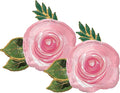 Set of 2 Bright Pink Rose Flower 30" Foil Party Balloons by Anagram