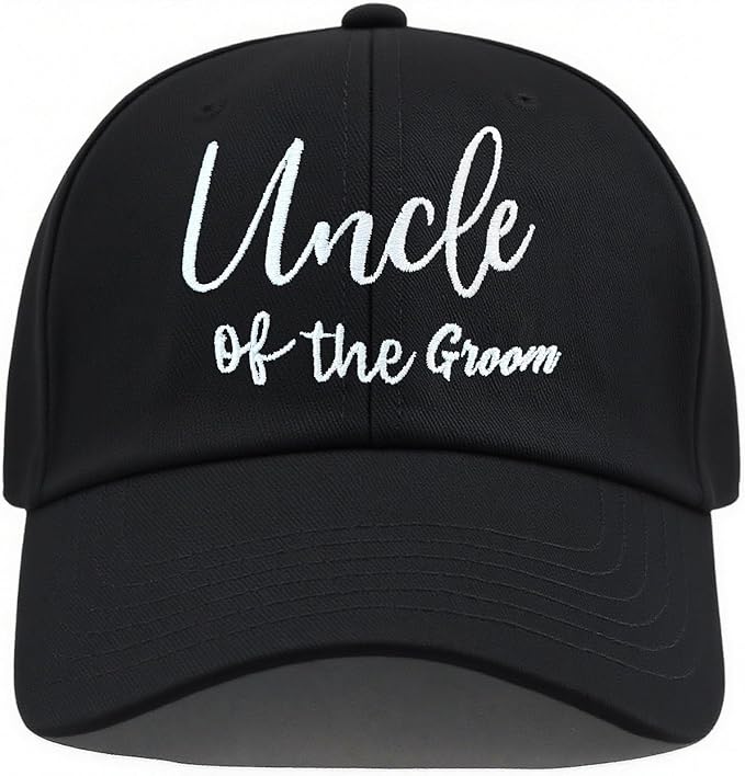 Adjustable Embroidered Hat for Bridal Shower Wedding Engagement Anniversary Honeymoon Newlyweds Couples Gifts
