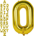 40 Inch Gold Letter O Balloons, DIY Phrase Foil Alphabet Letter O Balloons DIY Word O Banner for Birthday Anniversary Celebration Graduation Party Supplies Decoration