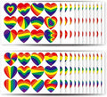 288 PCS Pride Stickers, LGBTQ Stickers, Rainbow Sticker Gay Bi Trans Lesbian Pride Stuff, LGBT Rainbow Mixed Sticker, LGBT Gift