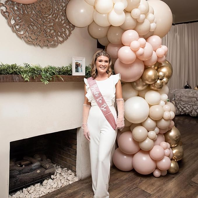 Sand White Balloons, 12 Inch, 100 Pack - Boho, Cream, Matte, Retro, Off White, Neutral, Helium Balloons for Birthday, Wedding, Baby Shower Parties