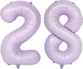 40 In Matte Purple Number Balloons Helium Foil Mylar Balloon Birthday Party banquet Decoration Digital 28