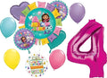 Gabby's 4th Birthday Party Supplies Cats and Dollhouse Balloon Bouquet Decorations