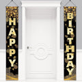 Birthday Decorations Banner, Happy Birthday Door Sign for Men Women Boys Girls Ideal Birthday Decorations Party Supplies Outdoor Indoor 72 x 12 Inch