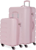 SwissGear 7366 Signature Hardside Expandable Luggage with Spinner Wheels, TSA Lock, Cup-Holder, Pink, 2-Piece Set (19/27)