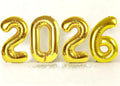 2026 Gold Numbers Balloon 40 Inch, Happy New Years 2026 Balloons for Nye Decor Party, 2026 Digital Balloon Graduation Decoration Supplies