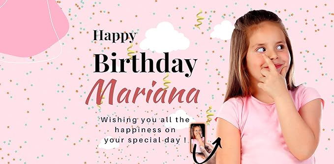 Custom Happy Birthday Vinyl Banner Sign, Personalized Party Backdrop, Gift, and Decoration - From NiceMemoryLLC. (Style-22)