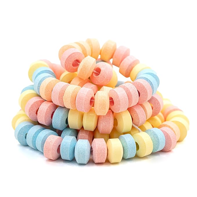 Candy Bracelets - 40 Count Pack - Bulk Candy Individually Wrapped - Easter Candy for Goodie Bags, Party Favors, and Classroom Rewards - Easter Eggs Fillers