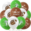 Football Balloons Football Party Decorations Football Latex Balloons Rugby Balloons for Touchdown Sports Theme Football Party Supplies Birthday Party Decorations 12Pcs