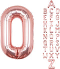 Letter Balloons 40Inch Large Giant big Foil Mylar Rose Gold Balloons O for Birthday Party Decorations