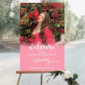 My4gifts Graduation Party Welcome Sign with Photo, Greenery Grad Poster, Personalized Graduation Decor, Class of 2025 Welcome Board, Senior Party Sign, Custom Grad Celebration Sign - 19