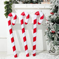 QIFU 3pcs 35 Inch Inflatable Christmas Candy Cane for Christmas Decorations, Indoor Outdoor Holiday Yard Xmas Decorations Gift Party Favor for Home
