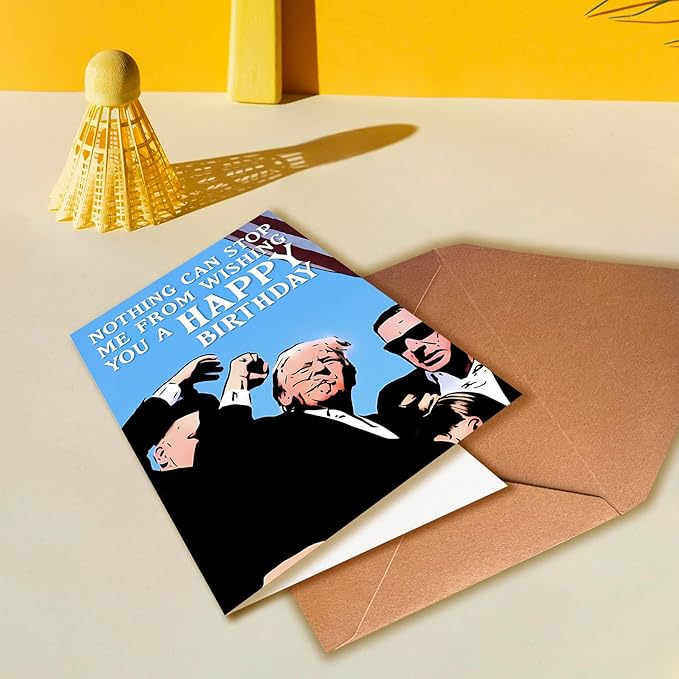 Funny Birthday Card – Nothing Can Stop Me Comic Style Greeting for Him – Humor Card for Friends or Coworkers, Birthday Gifts for Men | Friend | Brother
