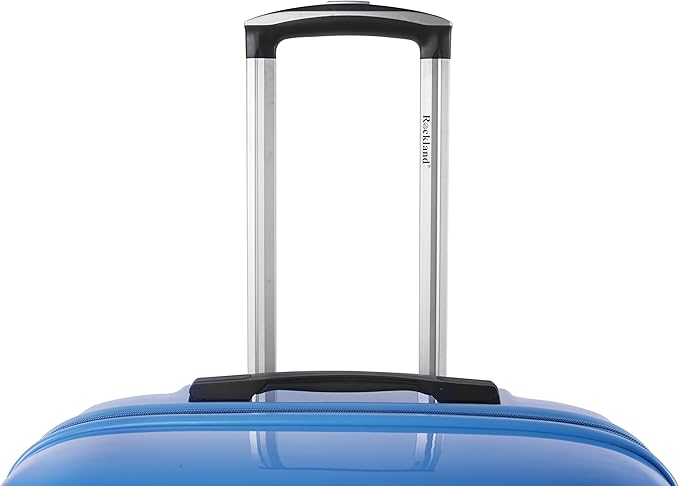 Rockland Melbourne Hardside 2 Piece Expandable Spinner Wheel Luggage Set, (20"/28"), Two Tone Blue