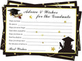 Fibevon Graduation Advice Cards - 50-Pack Graduate Party Supplies 2026 Advice for the Graduate Graduation Decorations Party Favors Table Games Personalized Graduations Cards