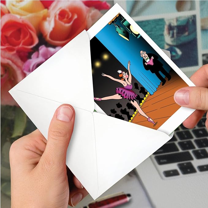 NobleWorks - 1 Awesome Birthday Greeting Card - Cartoon Art, Happy Funny Bday Note - Missing Panties C9598BDG