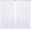 B-COOL White Sequin Backdrop Curtains 2 Packs Sparkle Backdrop White 5ftx8ft Fabric Glitter Photography Drapes for Party Baby Shower Wedding Birthday Decoration