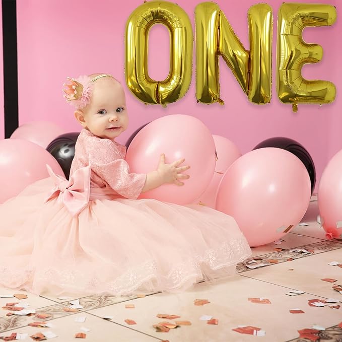 40 Inch Letter Balloons, Large Gold F Balloon Letter Decor, A to Z Letter Balloons, Helium Balloons, F Foil Balloon for Birthday Party Anniversary Supplies Decorations