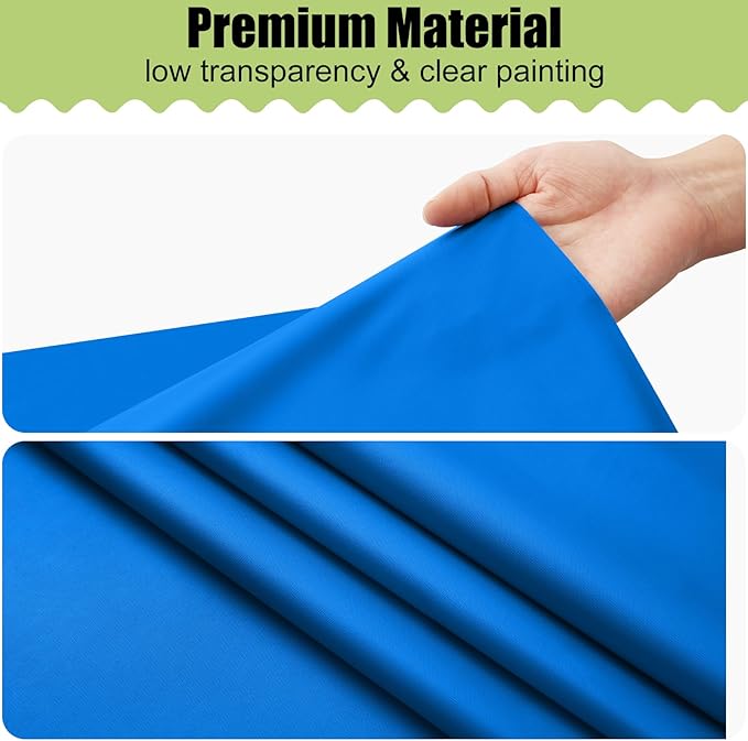 Smiry Disposable Table Cloth - 12 Pack, 54 x 108 Inch Waterproof Rectangle Tablecloths for Parties, Decorative Plastic Table Cover, Leakproof & Sturdy, Blue