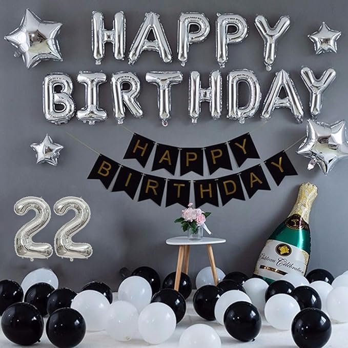 2 Set 20 Pcs Number Balloons 16 Inch Silver 0-9 Number Mylar Foil Balloons Silver Custom Digital Balloons for Birthday Party Engagement Graduations Anniversary Baby Shower Decor Party Supplies