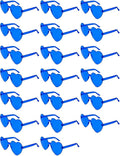 12/20Pcs Heart Shaped Sunglasses for Women, Party Favors Glasses for Wedding, Galentines, Valentines Decorations