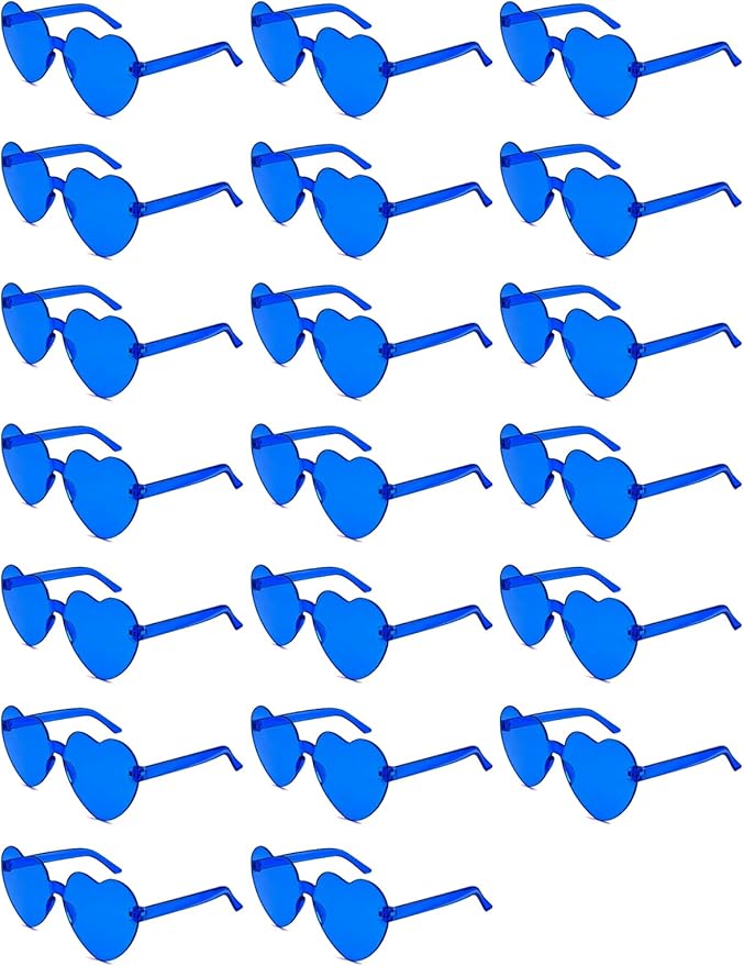 12/20Pcs Heart Shaped Sunglasses for Women, Party Favors Glasses for Wedding, Galentines, Valentines Decorations