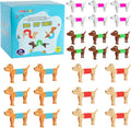 Dog pop Tubes fidgets, Easter Egg Stuffers, Sensory Toys for Kids 5-7, fidgets for Toddler, Easter Basket , Easter Egg fillers（24 Pcs Dog）