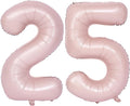 40 In Matte Pink Number Balloons Helium Foil Mylar Balloon Birthday Party banquet Decoration Digital 25