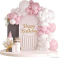 Spring Balloon Garland Arch Kit 160Pcs Pink White Latex Balloons for Baby in Bloom Baby Shower Wedding Bridal Shower Anniversary Birthday Party Decorations