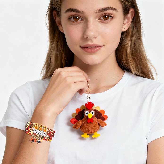 Cooluckday 36 Pcs Holiday Heishi Surfer Bracelets for Women Bulk Easter Mother's Day Christmas St. Patrick's Day Mardi Gras Bracelet Stackable Stretch Friendship Bracelets Set