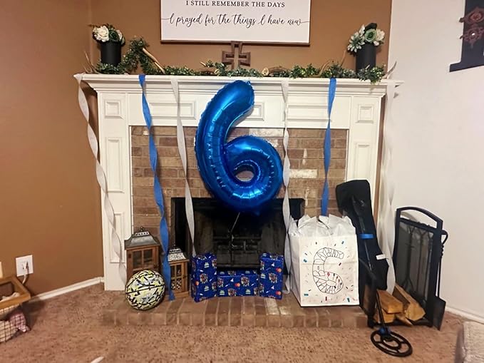 Numbers Balloon 3, 40 Inch Large Dark Blue Balloon for Three Year Old Birthday Decor, 3 13 30 31 Birthday Party Decorations for Wedding Supplies