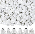 80Pcs Mini Resin Ghosts Tiny Small Ghost Figurines Miniature Halloween Decorations for Spooky Tiered Tray Home Table Centerpiece Decor Vase Filler Party Favors Gift