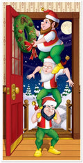 Beistle Christmas Elves Door Cover