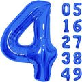 Number Balloons Navy Blue Balloons - Giant Number 10 Balloon, 10 20 30 40 50 Numbers Balloon Birthday Decorations, Blue Party Supplies for Boy Men