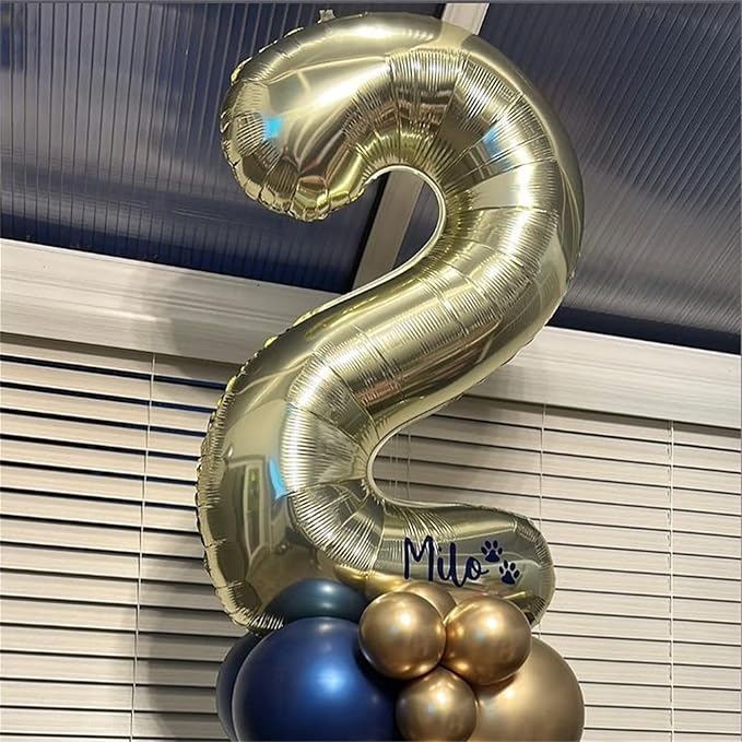 Champagne Gold Number 17 Foil Balloons, 40 Inch Giant Gold 17th Birthday Balloons for Boys Girls, Light Gold Number 1 & 7 Helium Balloon for Women Men 17th Anniversary Party Decorations Supplies