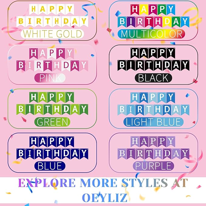 Happy Birthday Banner Light Blue Happy Birthday Sign Birthday Decorations for Birthday Party Backdrop Wall Decor Light Blue Birthdays Sign for Men Women Party Supplies
