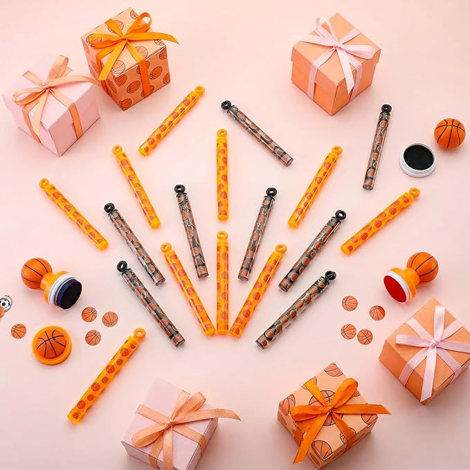 32 Pcs Basketball Bubble Wands Basketball Themed Party Favors for Outdoor Summer Activity Birthday Gifts Carnival Goody Bag Stuffers Wedding Supplies