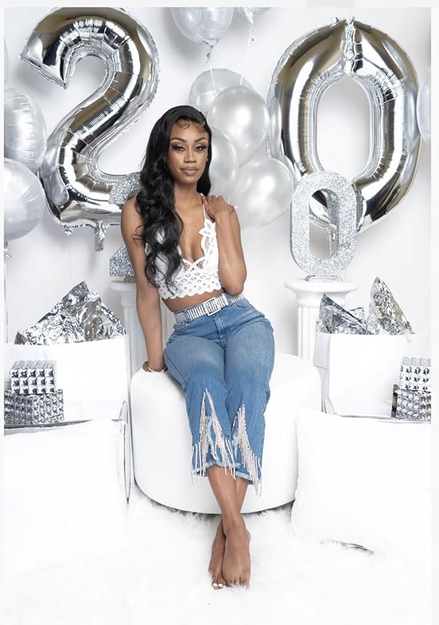 40 Inch Numbers Balloon, Silver Balloons for Birthday Party Decoration, Foil Number 0 Ballon for 10, 20, 30, 100, 2026 Celebration, Birthday, Baby Shower, Anniversary Decor