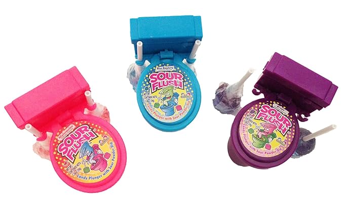 Kidsmania Sour Flush Watermelon, Grape and Blue Raspberry Pack